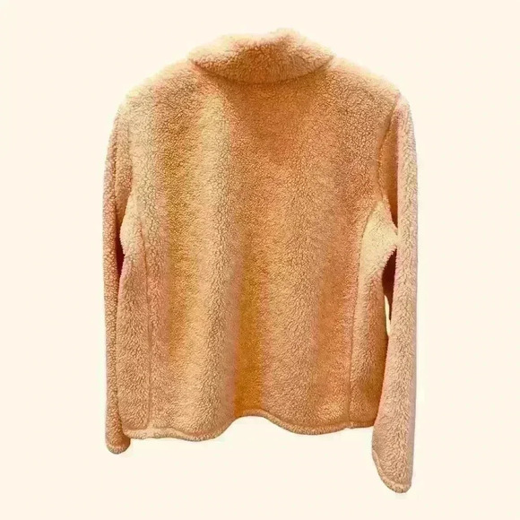 Madonna Inn Women's Vintage Pink Sherpa Quarter Zip Pullover Jacket M - Picture 2 of 11